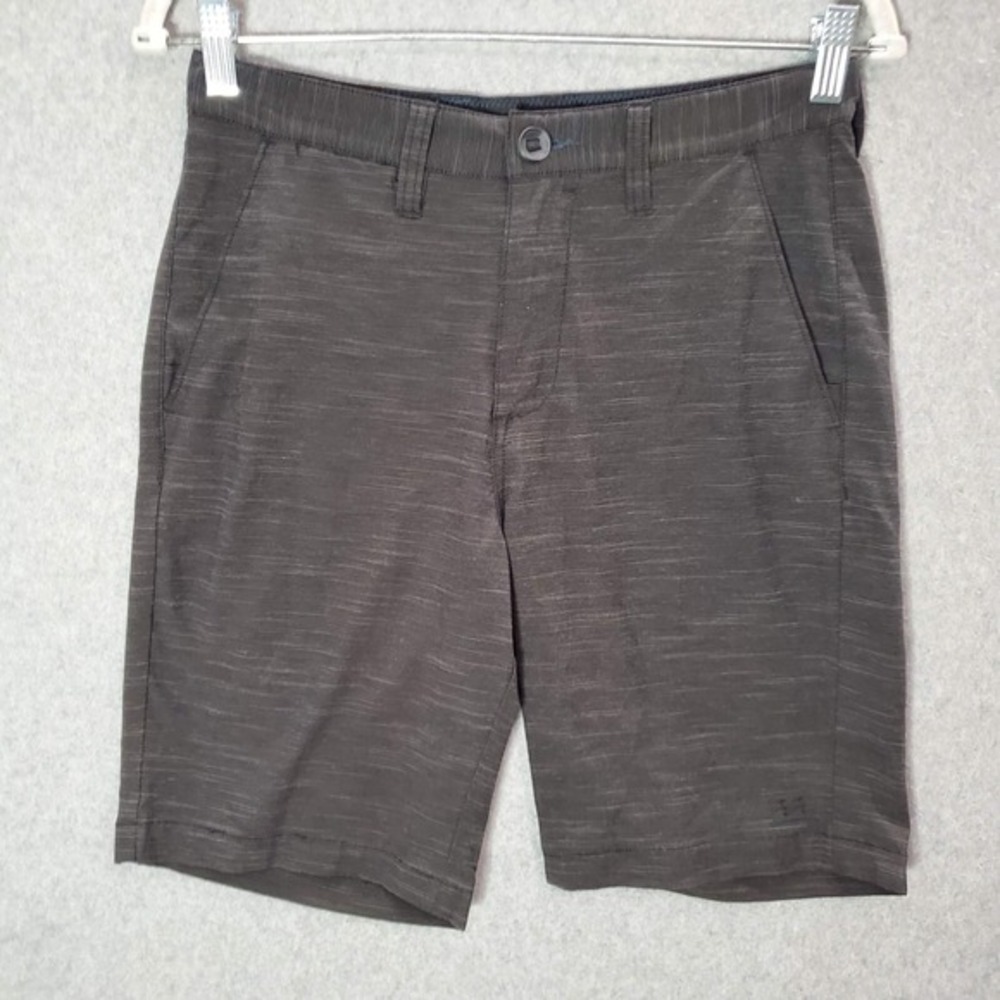 Billabong Men Shorts 28 Gray Chino Crossfire Submersibles Pockets 9 in Inseam